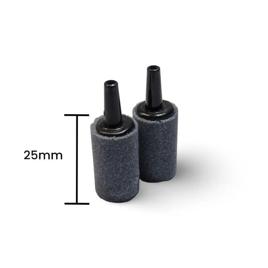 15x25mm 1" Cylinder Grey Air Stone Betta Shrimp Shop