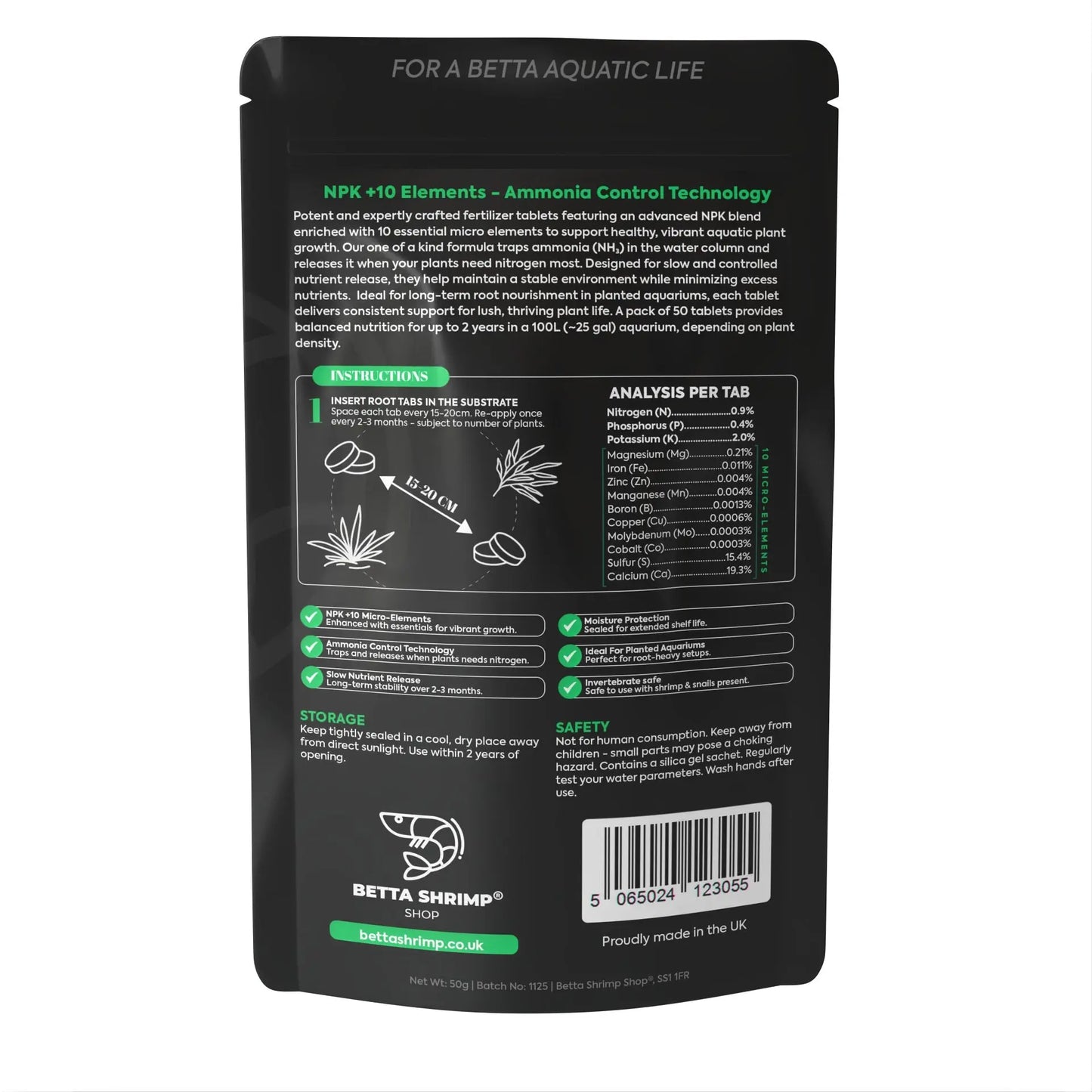 BSS™ Betta Root Tabs Betta Shrimp Shop