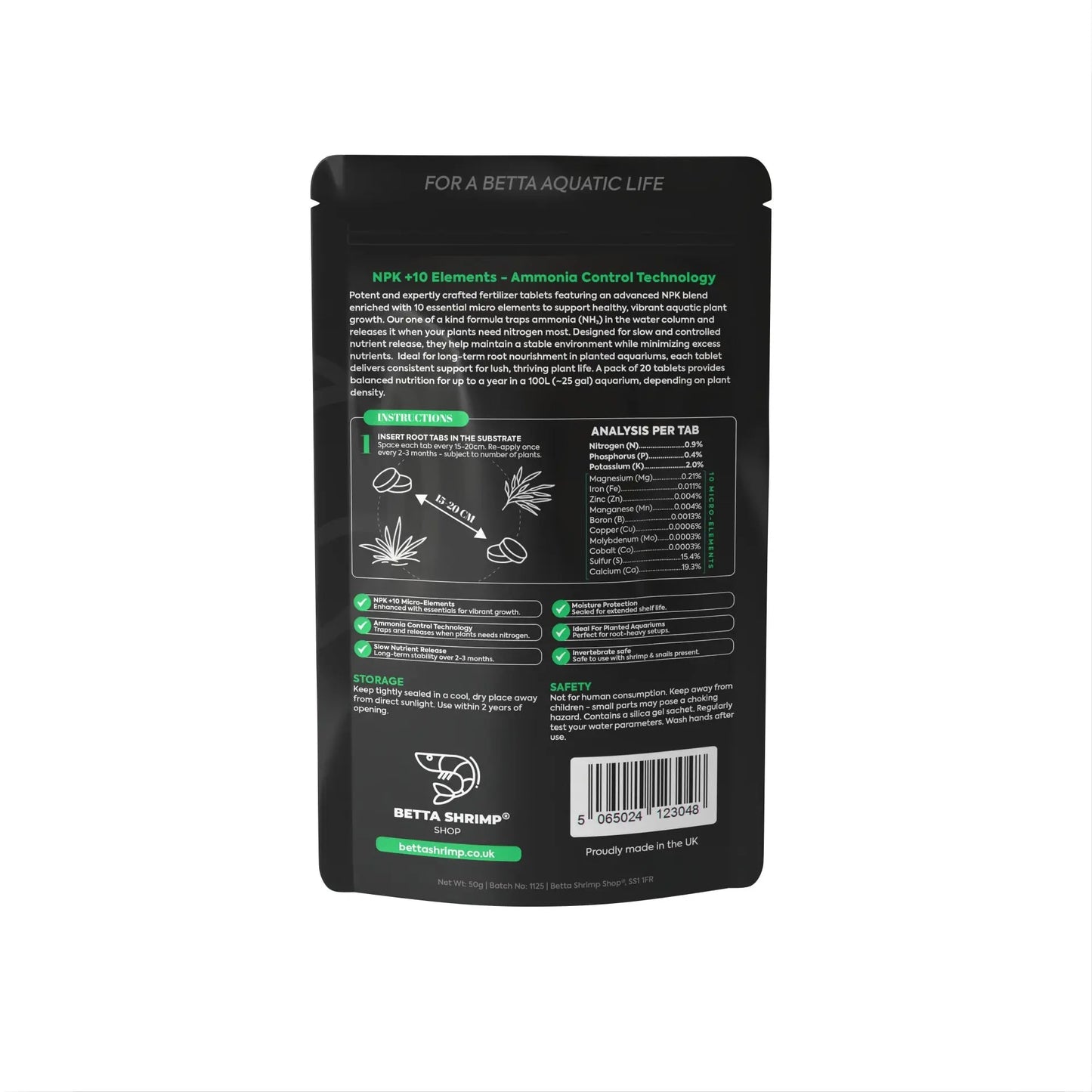 BSS™ Betta Root Tabs Betta Shrimp Shop