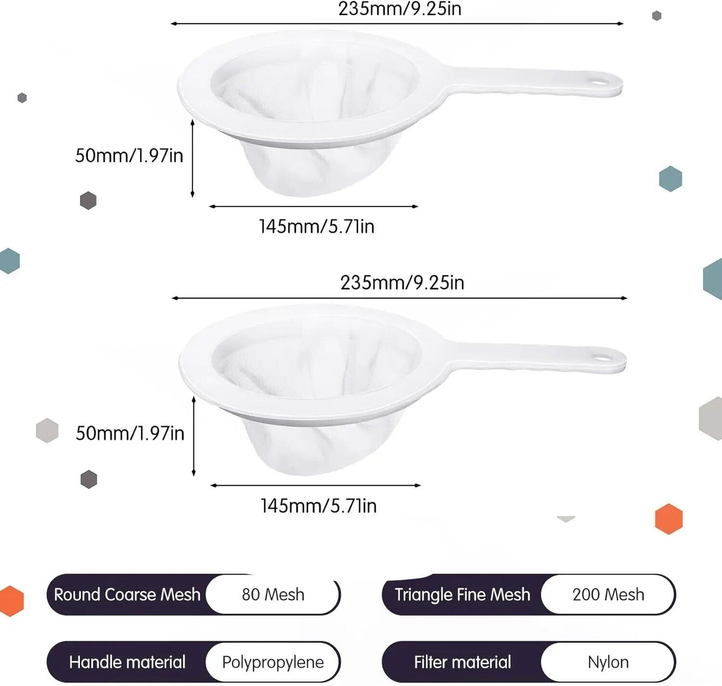 Brine Shrimp Nets 80/200 Mesh