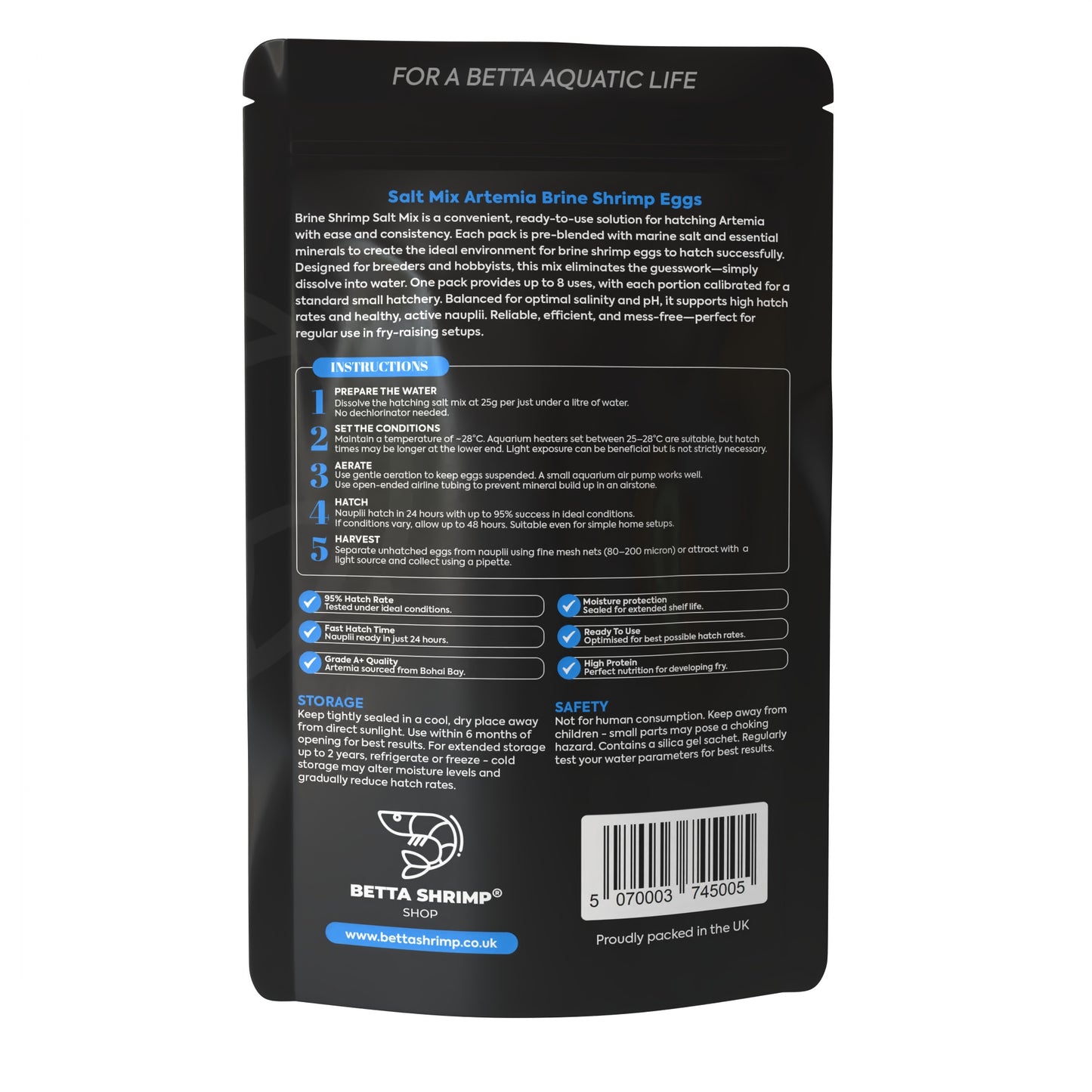 BSS™ Brine Shrimp Salt Mix