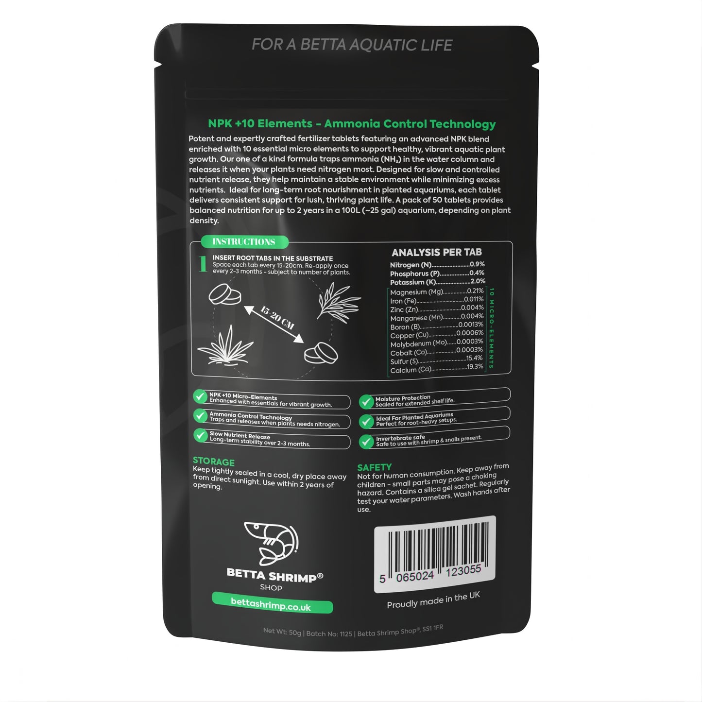 BSS™ Betta Root Tabs