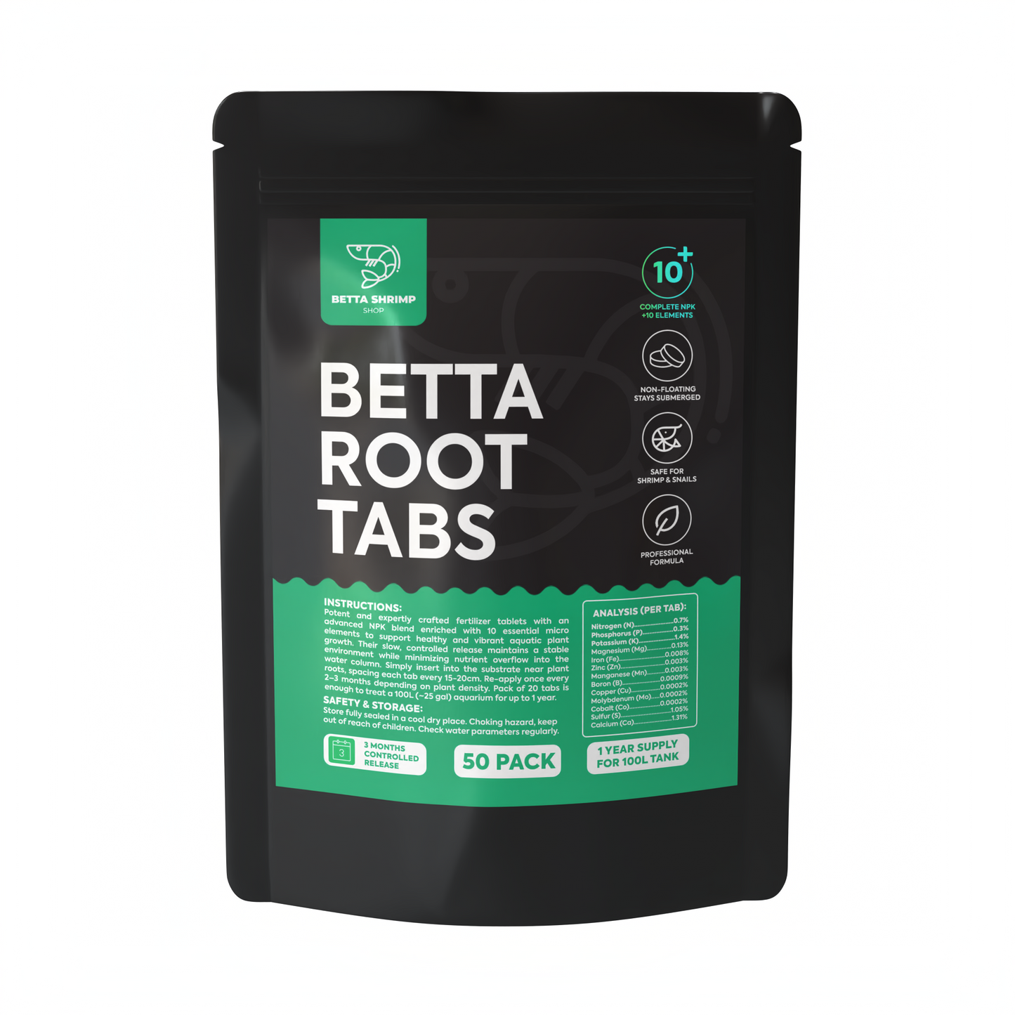 BSS™ Betta Root Tabs