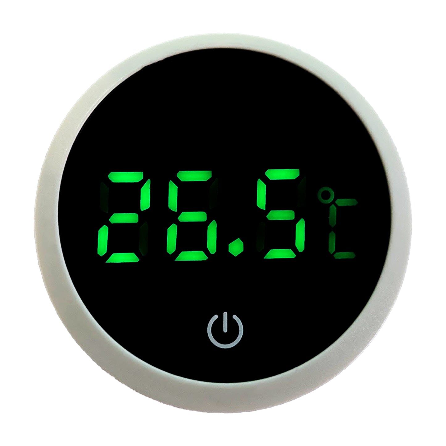 Aquarium Digital White Thermometer Stick on LED - Dry Battery Long Life