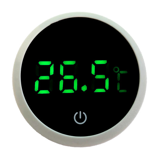 Aquarium Digital White Thermometer Stick on LED - Dry Battery Long Life